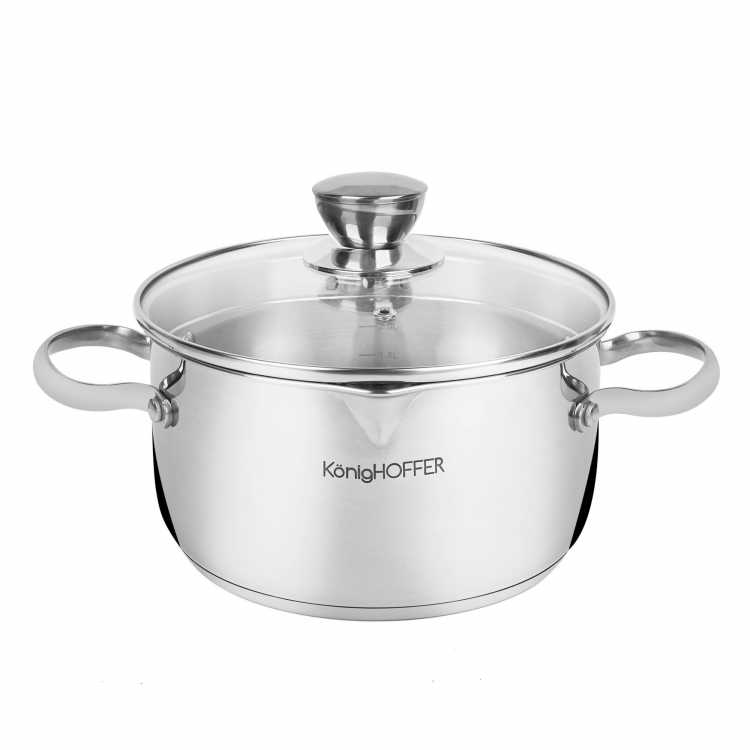 Hrnec nerezový s pokrievkou3,5 l Aturo/ hrnec s poklicí
