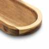 Obrázek pro Oválná akáciová dekorativní deska 30 x 12 cm