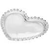Obrázek pro Podnos skleněný LOVE srdce 13,5x11,5cm