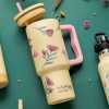 Obrázek pro Termohrnek 900ml s brčkem Creamy Floral